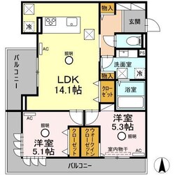 サニーヒルⅡの物件間取画像